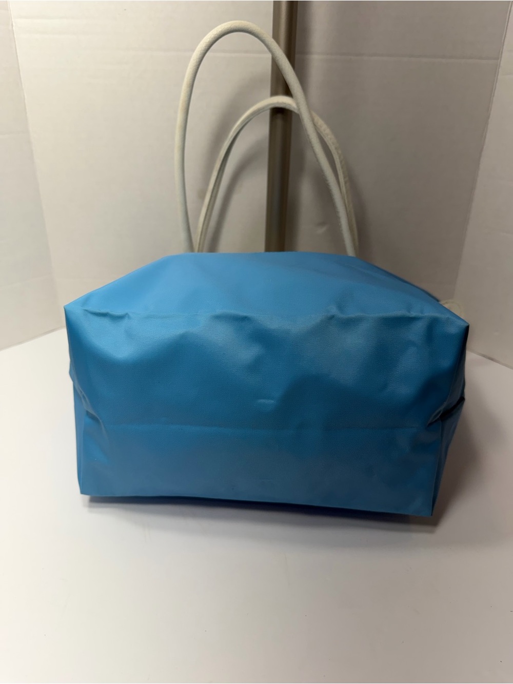 Longchamp X Sarah Morris Le Pliage Bag Limited edition 2014 sky blue - Picture 6 of 8